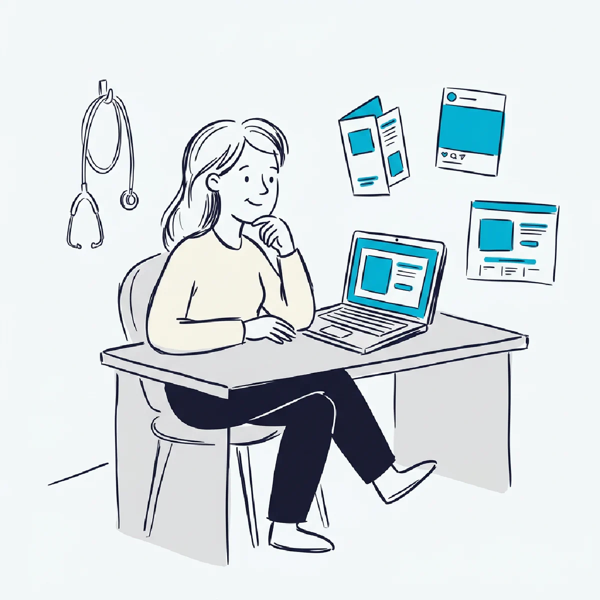 AI-gestuurde digitale marketing setup voor bedrijf in medisch materiaal